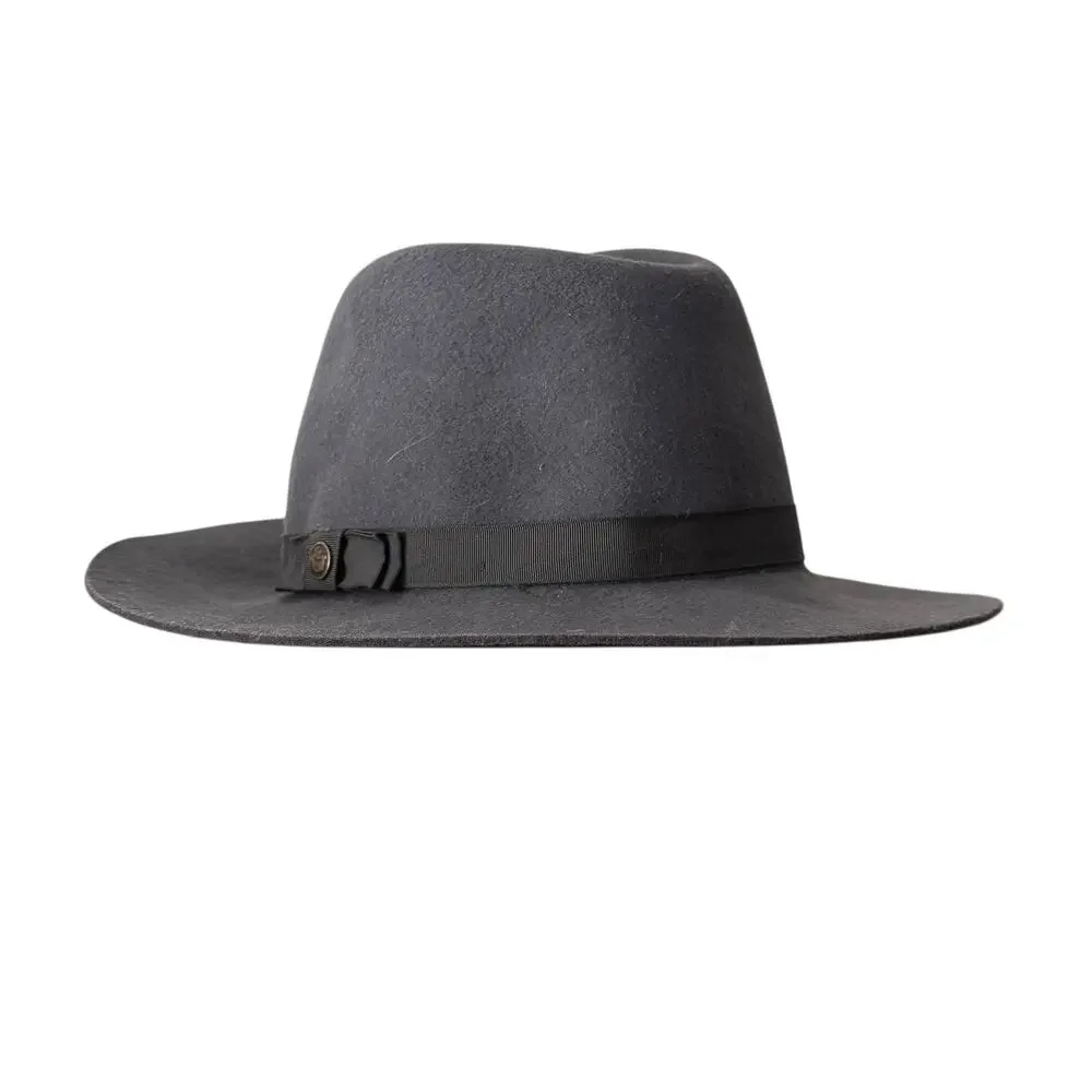 Goorin Bros Gray Fedora Hat Mens Small Good Boy Wool Felt Classic Preppy Hipster